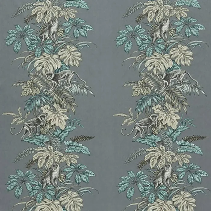 Monkeying Around Fabric - Mineral swatch