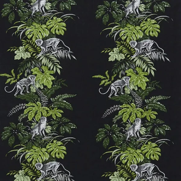 green animal cotton fabric from iLiv