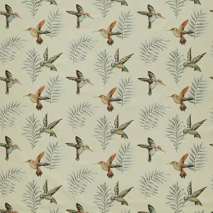 brown animal embroideried fabric from iLiv
