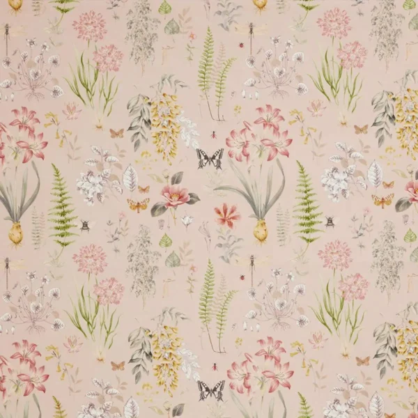 Observatory Fabric - Orchid by multicolour animal cotton fabric from iLiv