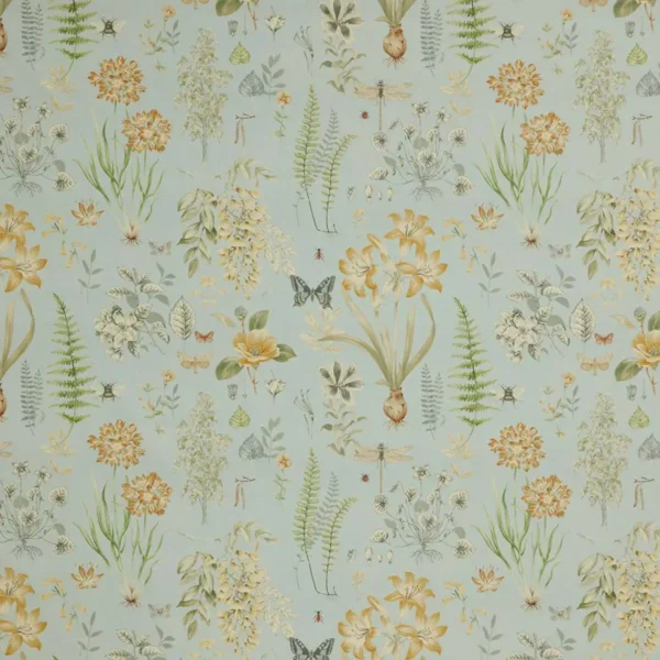 Observatory Fabric - Seaspray by multicolour animal cotton fabric from iLiv