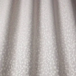 black-grey botanical embroideried fabric from iLiv