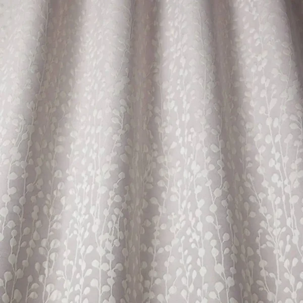 Pietta Fabric - Blush by black-grey botanical embroideried fabric from iLiv