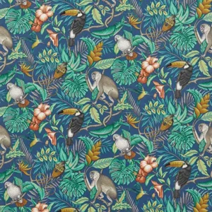multicolour animal cotton fabric from iLiv