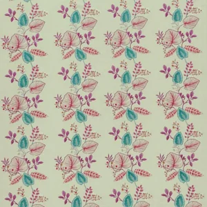 multicolour botanical embroideried fabric from iLiv
