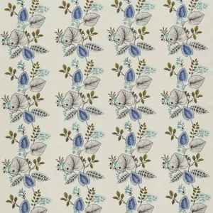 multicolour botanical embroideried fabric from iLiv