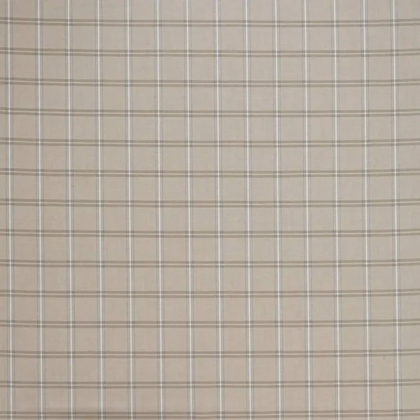 Windsor Fabric - Linen by brown striped woven fabric from iLiv
