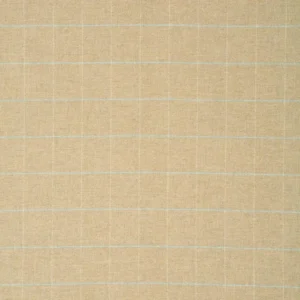 brown checked woolen fabric from Linwood Fabrics