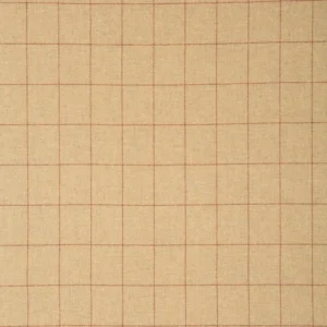 brown checked woolen fabric from Linwood Fabrics