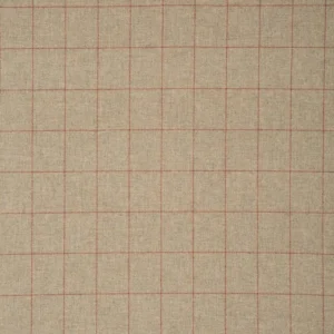 brown checked woolen fabric from Linwood Fabrics