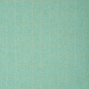 blue checked woolen fabric from Linwood Fabrics