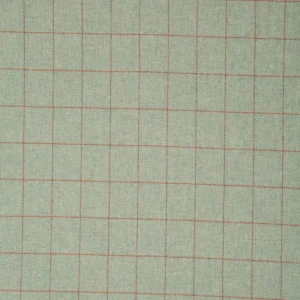 black-grey checked woolen fabric from Linwood Fabrics