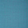 blue checked woolen fabric from Linwood Fabrics