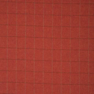 red checked woolen fabric from Linwood Fabrics