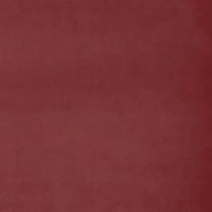red plain velvet-chenille fabric from Linwood Fabrics
