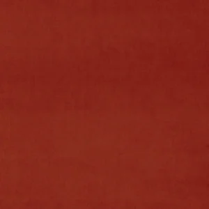 red plain velvet-chenille fabric from Linwood Fabrics