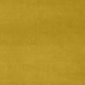 yellow plain velvet-chenille fabric from Linwood Fabrics