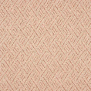 red geometric woven fabric from Linwood Fabrics