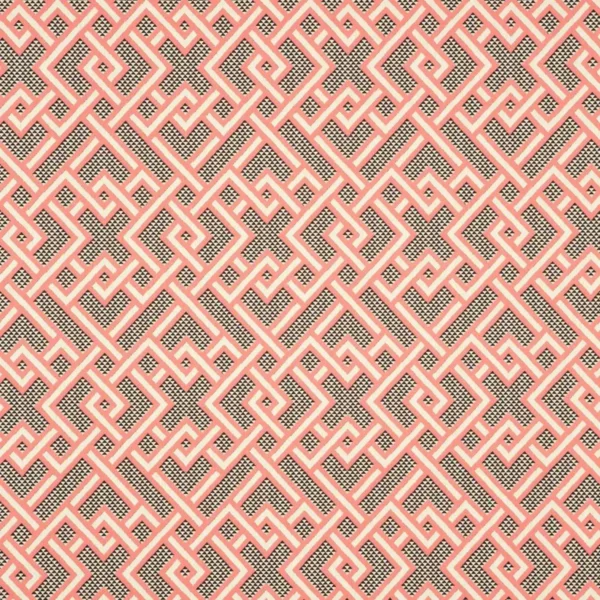 Pagoda Fabric - Candy by pink geometric woven fabric from Linwood Fabrics