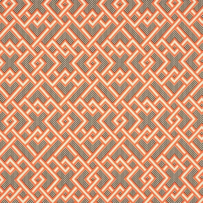 Pagoda Fabric - Tomato swatch