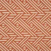 orange geometric woven fabric from Linwood Fabrics