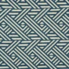 blue geometric woven fabric from Linwood Fabrics