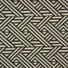 black-grey geometric woven fabric from Linwood Fabrics
