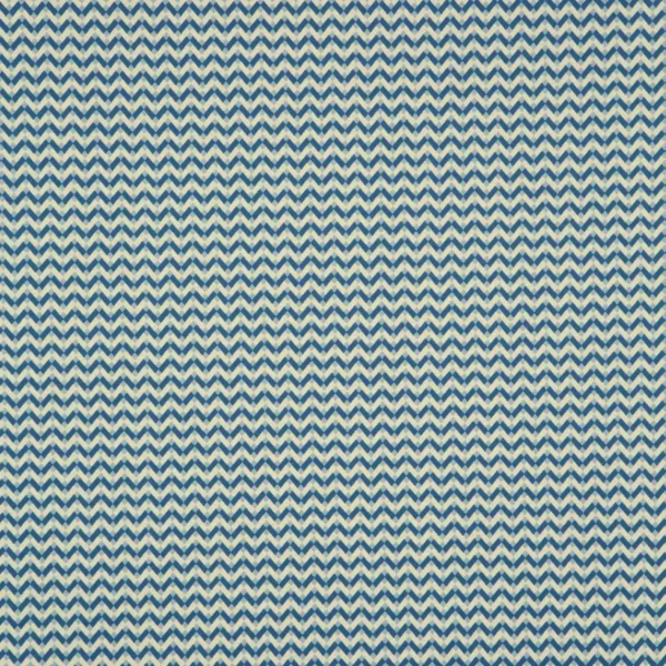 Bolero Fabric - Blue by blue geometric woven fabric from Linwood Fabrics