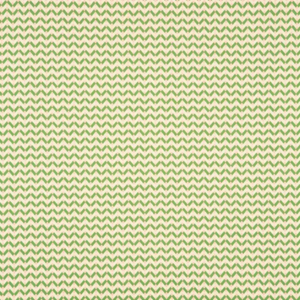 Bolero Fabric - Peony by green geometric woven fabric from Linwood Fabrics