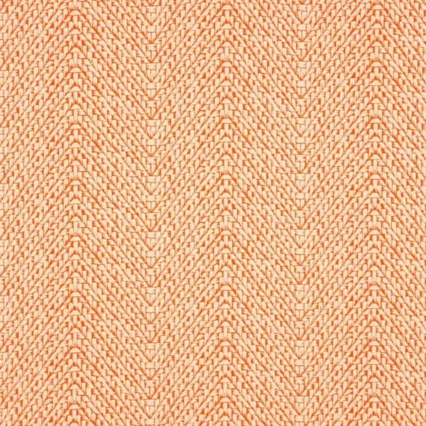 Salta Fabric - Orange by orange geometric woven fabric from Linwood Fabrics