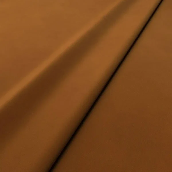 Tango Velvet Fabric - Burnt Toffee by brown plain velvet-chenille fabric from Linwood Fabrics