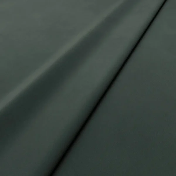 Tango Velvet Fabric - Storm by green plain velvet-chenille fabric from Linwood Fabrics