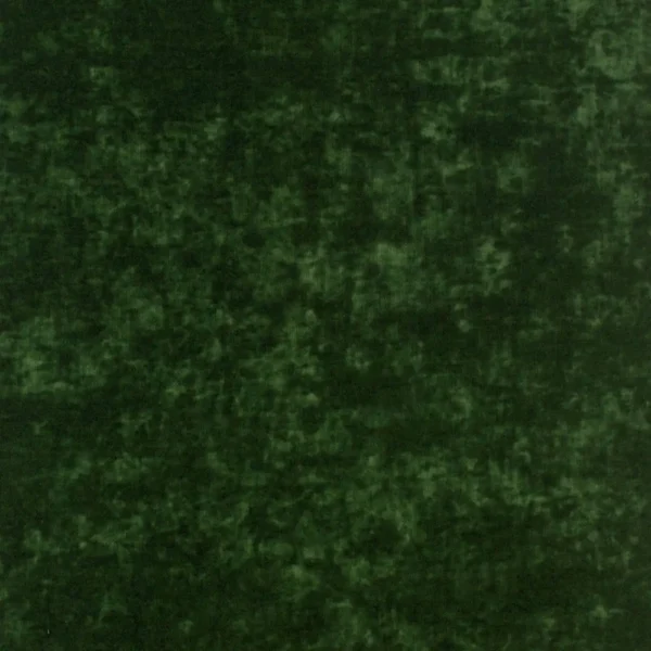 Cosmos Fabric - Pine by green plain velvet-chenille fabric from Linwood Fabrics
