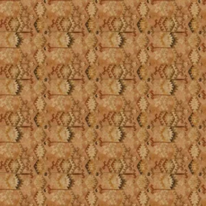 brown geometric velvet-chenille fabric from Linwood Fabrics