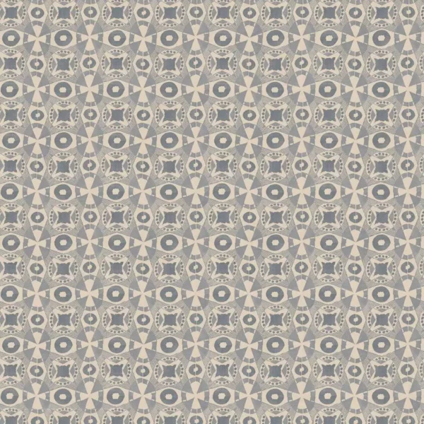 Starship Fabric - Elephant by black-grey geometric velvet-chenille fabric from Linwood Fabrics