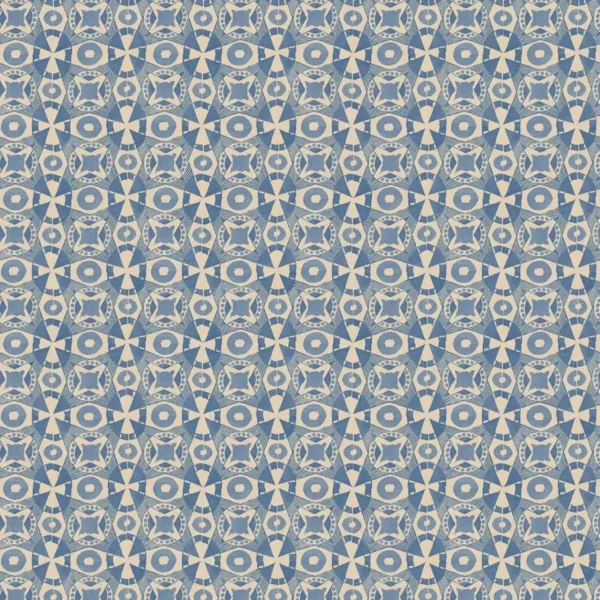 blue geometric velvet-chenille fabric from Linwood Fabrics