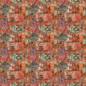 orange misc velvet-chenille fabric from Linwood Fabrics