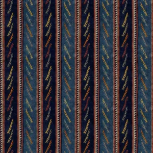 black-grey striped velvet-chenille fabric from Linwood Fabrics