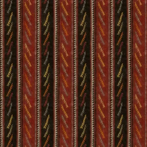 black-grey striped velvet-chenille fabric from Linwood Fabrics