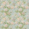 green botanical linen fabric from Linwood Fabrics