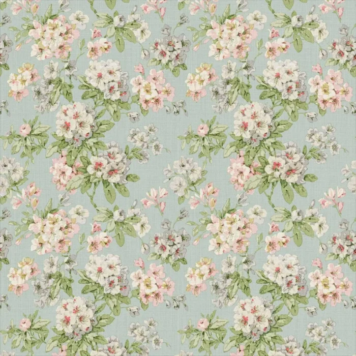 Gertrude Fabric - Blue Green swatch