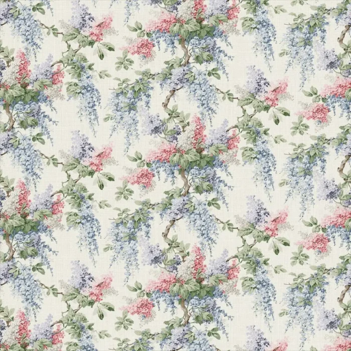 Vita Fabric - Pink Blue – Pink / Blue swatch