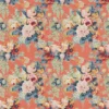 multicolour botanical linen fabric from Linwood Fabrics