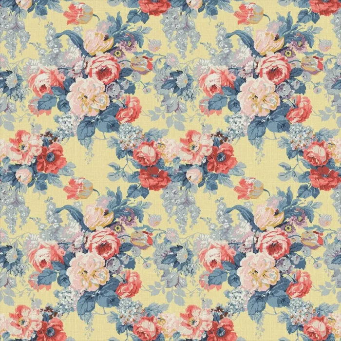 Albertine Fabric - Lemon Yellow swatch