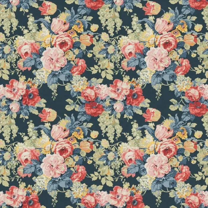 Albertine Fabric - Charcoal swatch