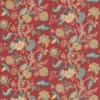 multicolour botanical linen fabric from Linwood Fabrics