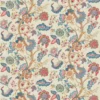 blue botanical linen fabric from Linwood Fabrics