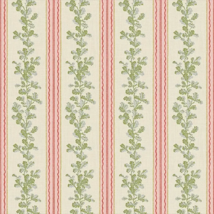 Hester Fabric - Pink Green – Pink / Green swatch