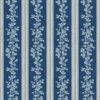 blue botanical linen fabric from Linwood Fabrics