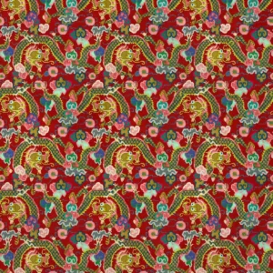 green traditional velvet-chenille fabric from Linwood Fabrics